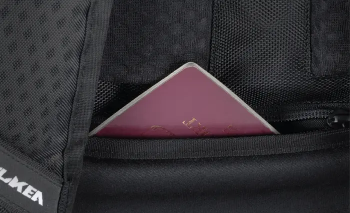 Hidden Back Panel Reveals A Security Pocket